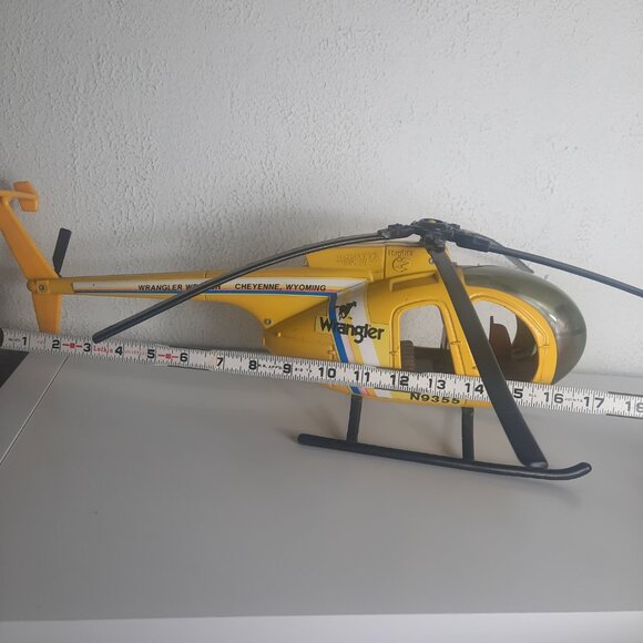Vintage Hughes ERTL wrangler Wranch Cheyenne Wyoming Helicopter *FLAW - Picture 2 of 7